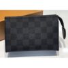 Louis Vuitton Replica Damier Graphite Canvas Toiletry Pouch 15 Bag M47546 09