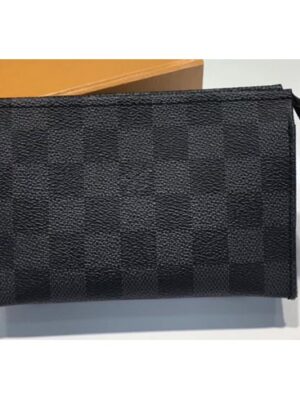 Louis Vuitton Replica Damier Graphite Canvas Toiletry Pouch 15 Bag M47546 09