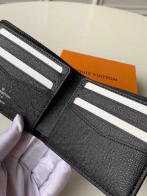 Louis Vuitton Replica Damier Graphite Pixel Canvas Slender Wallet N60180 Blue 2019