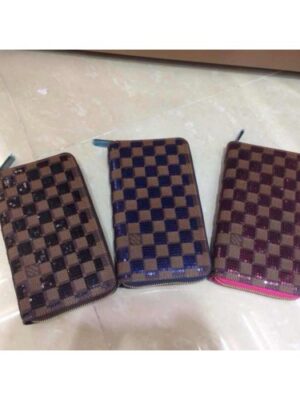 Louis Vuitton Replica Damier Paillettes Zippy Wallet