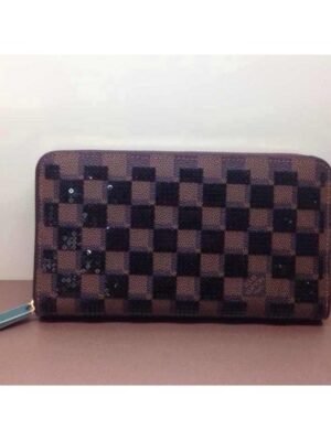 Louis Vuitton Replica Damier Paillettes Zippy Wallet