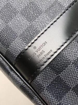 Louis Vuitton Replica Dammier Graphite Canvas Keepall 45/50/55 With Strap