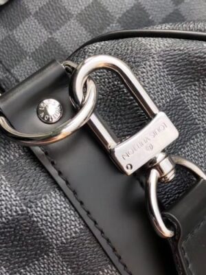 Louis Vuitton Replica Dammier Graphite Canvas Keepall 45/50/55 With Strap