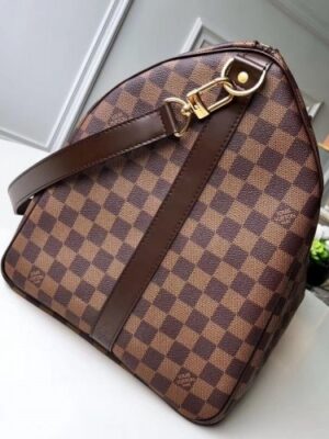 Louis Vuitton Replica Dammier ebene Canvas Keepall 45/50/55 With Strap