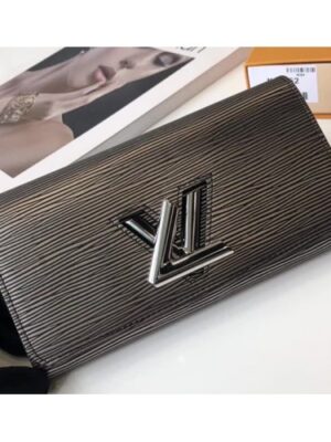 Louis Vuitton Replica Diagonal Epi Leather Twist Wallet M62052 2017