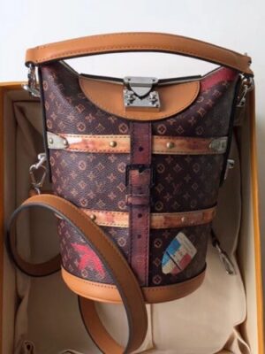 Louis Vuitton Replica Duffle Top Handle Bucket Bag M52276 Monogram Canvas 2018