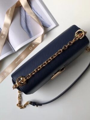 Louis Vuitton Replica EPI Twist MM Bag Indigo 2018