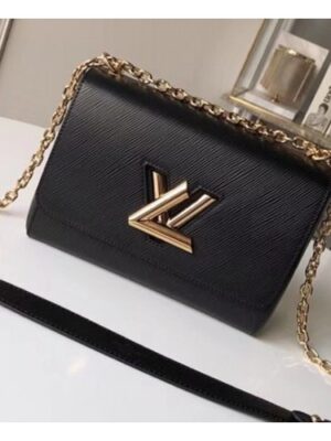 Louis Vuitton Replica EPI Twist MM Bag M54804 Black 2018