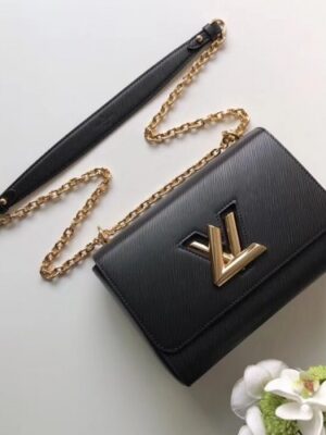 Louis Vuitton Replica EPI Twist MM Bag M54804 Black 2018