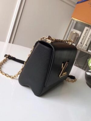 Louis Vuitton Replica EPI Twist MM Bag M54804 Black 2018