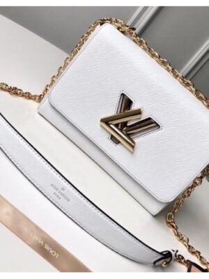 Louis Vuitton Replica EPI Twist MM Bag White 2018