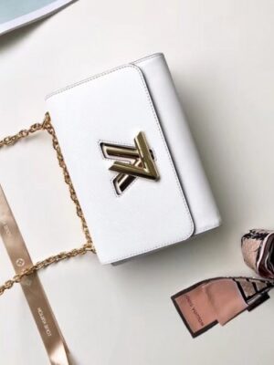 Louis Vuitton Replica EPI Twist MM Bag White 2018