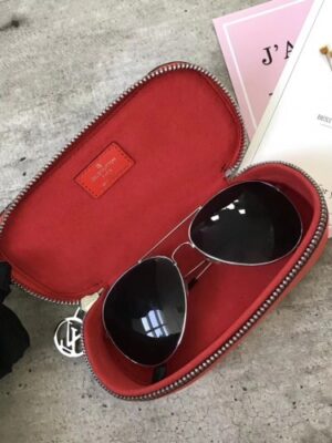 Louis Vuitton Replica Emilie Glasses Cases GI0196 Red