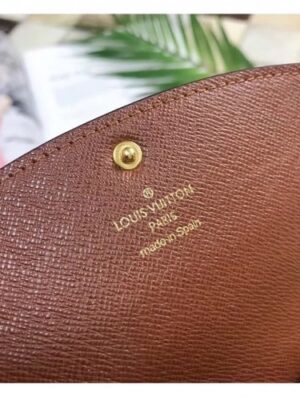 Louis Vuitton Replica Emilie Monogram Canvas Wallet M60696 Coffee