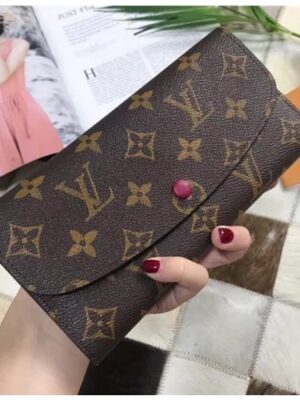 Louis Vuitton Replica Emilie Monogram Canvas Wallet M60696 Fuchsia