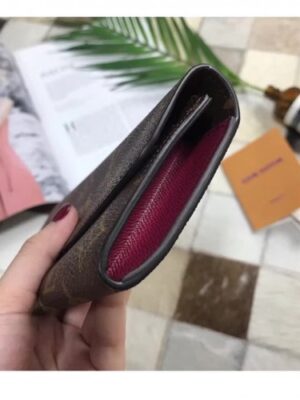 Louis Vuitton Replica Emilie Monogram Canvas Wallet M60696 Fuchsia