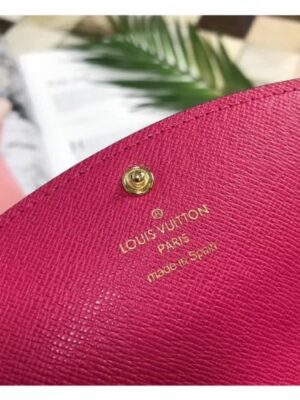 Louis Vuitton Replica Emilie Monogram Canvas Wallet M60696 Hot Pink