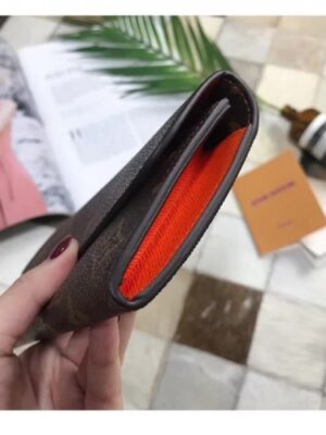 Louis Vuitton Replica Emilie Monogram Canvas Wallet M60696 Orange