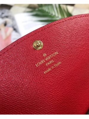 Louis Vuitton Replica Emilie Monogram Canvas Wallet M60696 Red