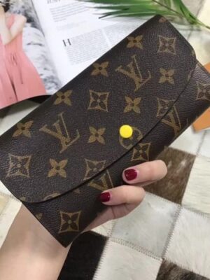 Louis Vuitton Replica Emilie Monogram Canvas Wallet M60696 Yellow