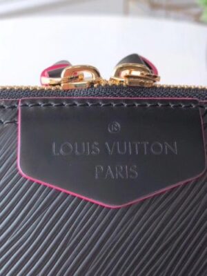 Louis Vuitton Replica Epi Alma Mini Bag Black/Fuchsia 2018