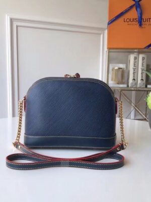 Louis Vuitton Replica Epi Alma Mini Bag Navy Blue 2018