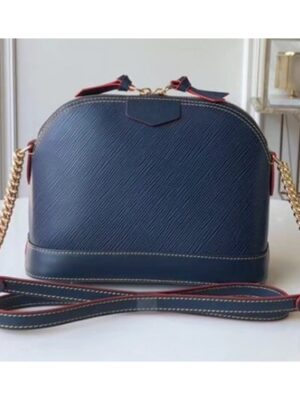 Louis Vuitton Replica Epi Alma Mini Bag Navy Blue 2018