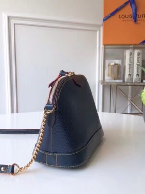 Louis Vuitton Replica Epi Alma Mini Bag Navy Blue 2018