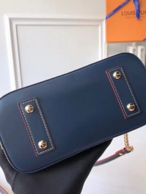 Louis Vuitton Replica Epi Alma Mini Bag Navy Blue 2018