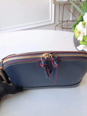 Louis Vuitton Replica Epi Alma Mini Bag Navy Blue 2018