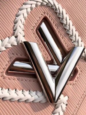 Louis Vuitton Replica Epi Braided Heart Twist MM Bag M53126 Pink 2018