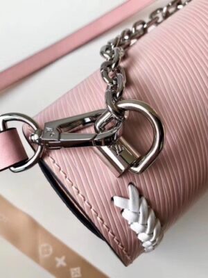 Louis Vuitton Replica Epi Braided Heart Twist MM Bag M53126 Pink 2018