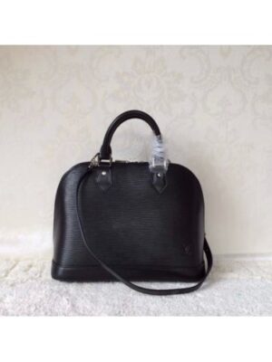 Louis Vuitton Replica Epi Leather Alma PM Black