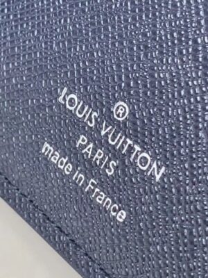 Louis Vuitton Replica Epi Leather Bright-colored LV Replica Brazza Wallet M67911 Navy Blue 2019