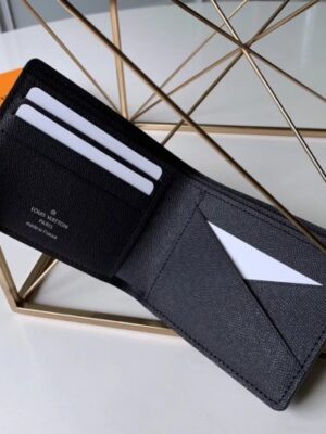 Louis Vuitton Replica Epi Leather Bright-colored LV Replica Multiple Wallet M67907 Black 2019