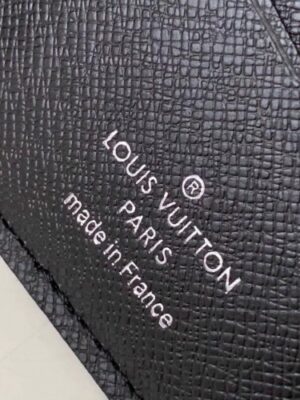 Louis Vuitton Replica Epi Leather Bright-colored LV Replica Pocket Organizer Wallet M67904 Black 2019