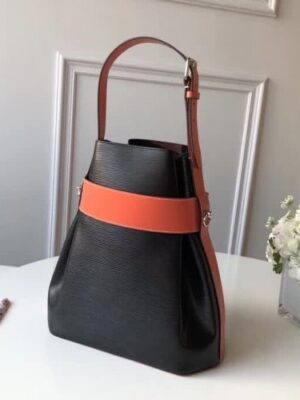 Louis Vuitton Replica Epi Leather Bucket Bag M55188 Black 2018