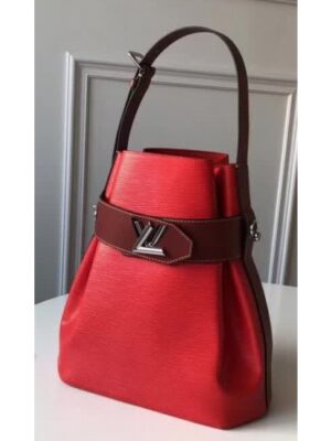 Louis Vuitton Replica Epi Leather Bucket Bag M55188 Red 2018