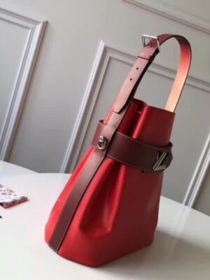 Louis Vuitton Replica Epi Leather Bucket Bag M55188 Red 2018