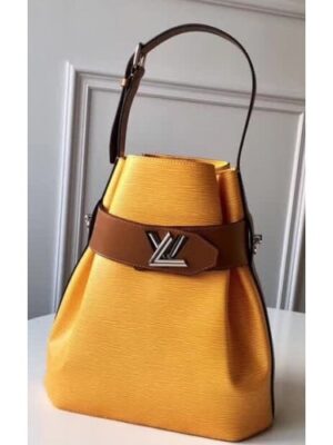 Louis Vuitton Replica Epi Leather Bucket Bag M55188 Yellow 2018