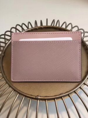 Louis Vuitton Replica Epi Leather Card Holder with Monogram flower M62068 Pink