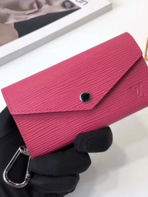 Louis Vuitton Replica Epi Leather Key Pouch M56246 Fuchsia