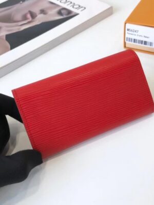 Louis Vuitton Replica Epi Leather Key Pouch M56247 Couquelicot