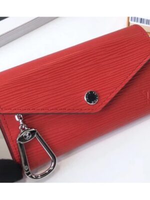 Louis Vuitton Replica Epi Leather Key Pouch M56247 Couquelicot