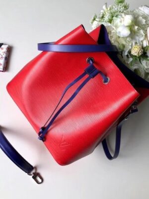 Louis Vuitton Replica Epi Leather NeoNoe Bucket Bag M54365 Coquelicot