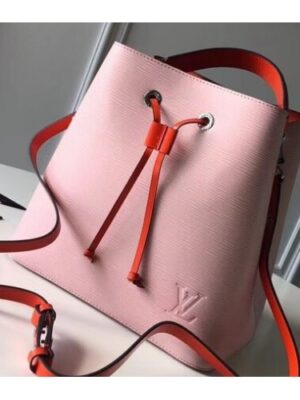 Louis Vuitton Replica Epi Leather NeoNoe Bucket Bag M54370 Rose Ballerine