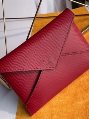 Louis Vuitton Replica Epi Leather Pochette Kirigami Pouch Bag M62457 Pink/Burgundy/Red 2019