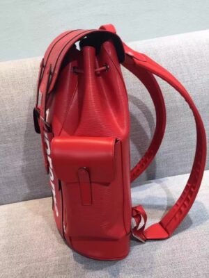 Louis Vuitton Replica Epi Leather Supreme Christopher PM Backpack M58828 Red 2017