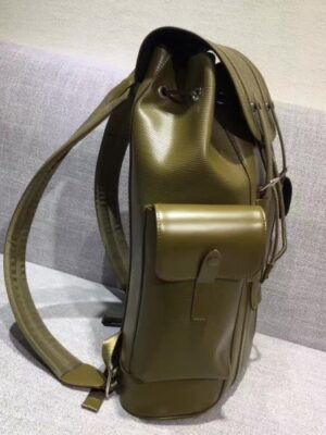 Louis Vuitton Replica Epi Leather Supreme Christopher PM Backpack M58843 Khaki Marron 2017