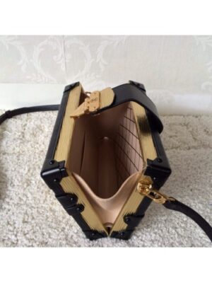 Louis Vuitton Replica Epi Leather Trim Petite Malle Bag golden